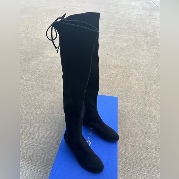 Stuart Weitzman
Lowland Suede Thigh-High Boots - Picture 3 of 11